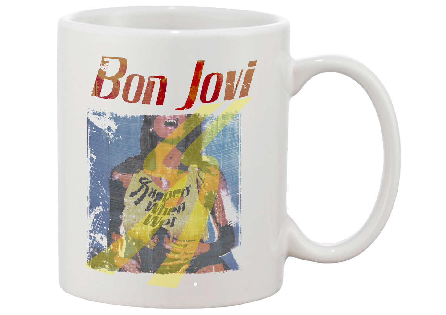 Bon Jovi Slippery When Wet Mug