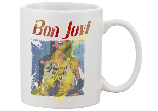 Bon Jovi Slippery When Wet Mug