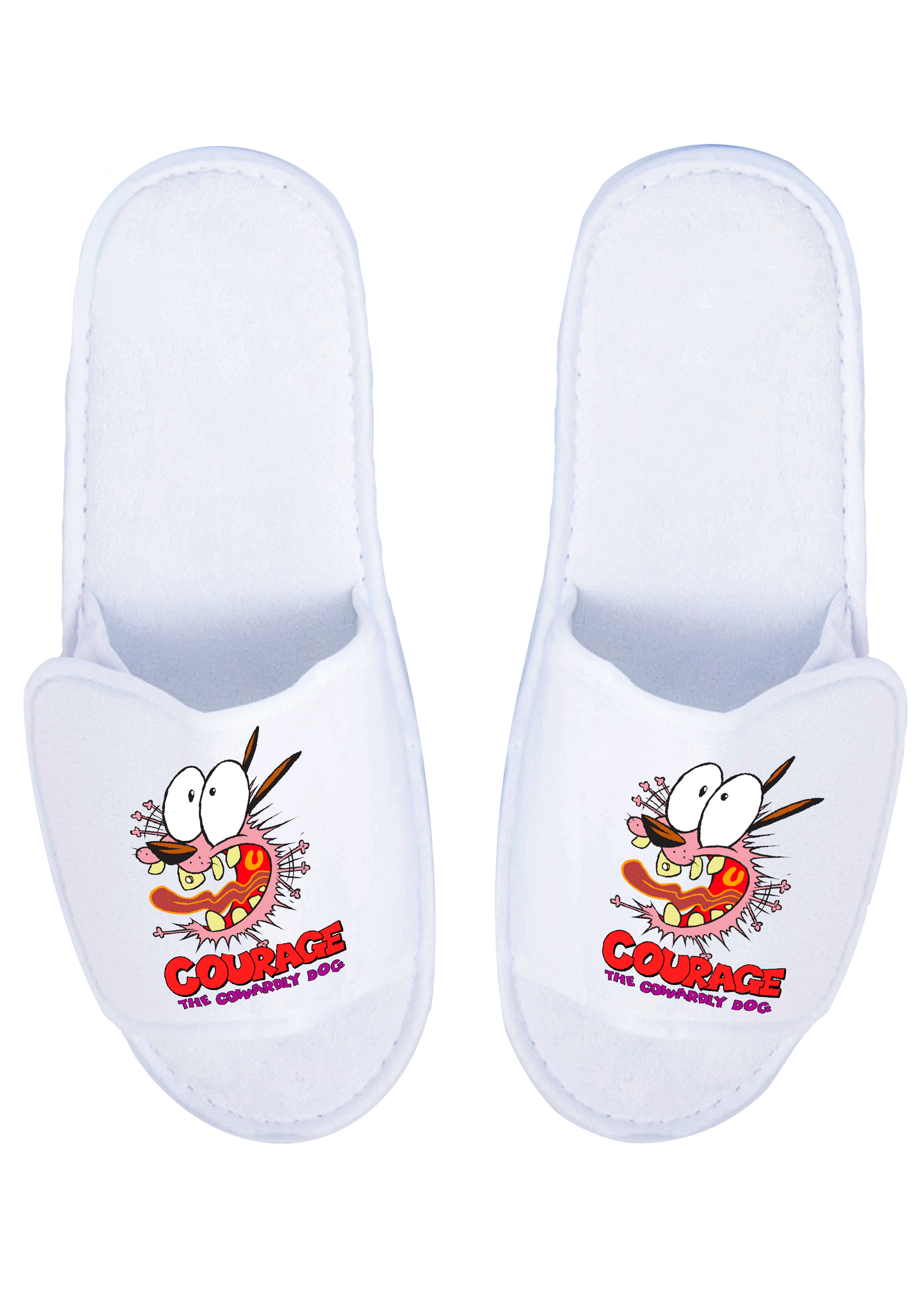 Courage The Cowardly Dog Slippers