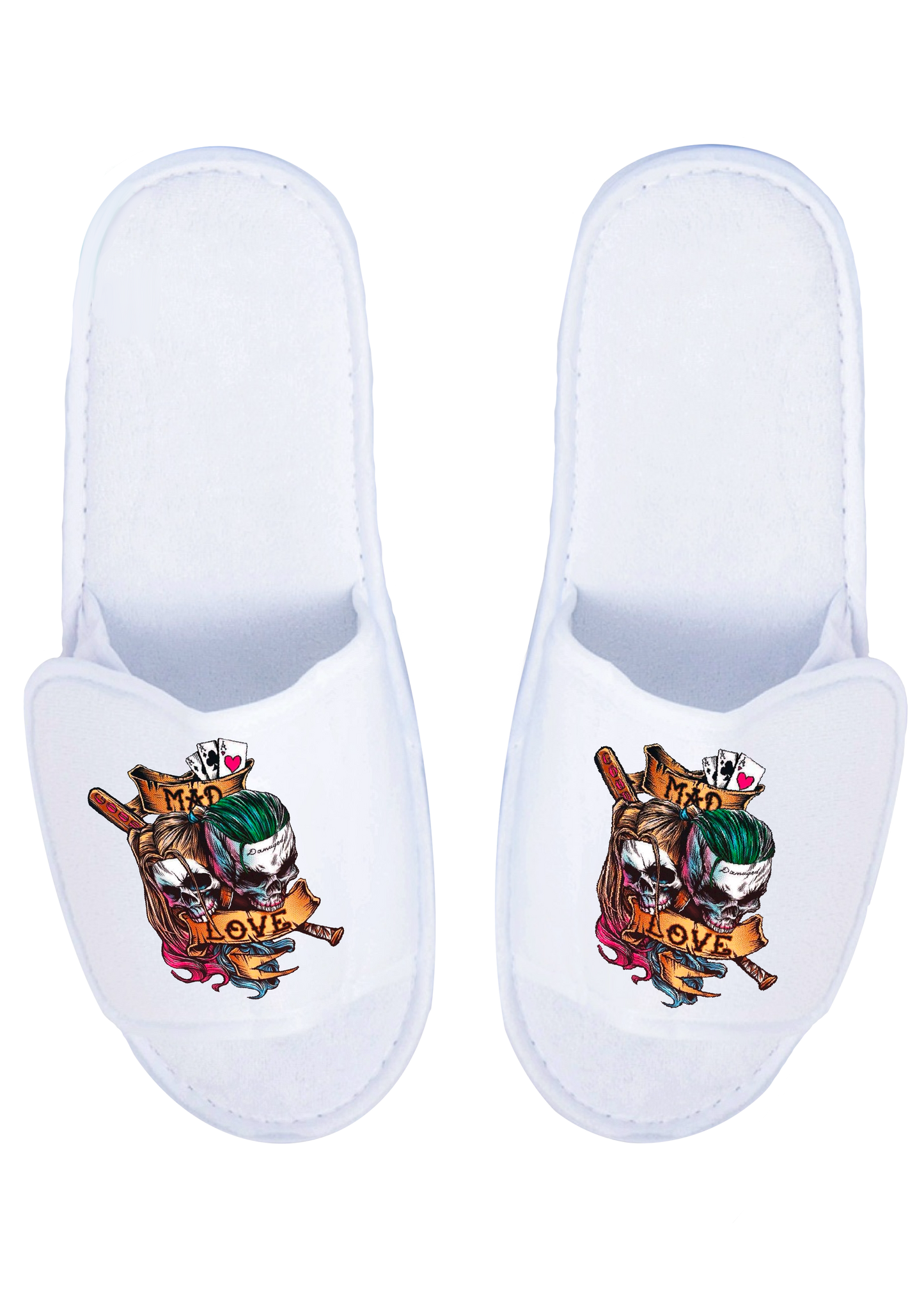 Joker & Harley Mad Love Slippers