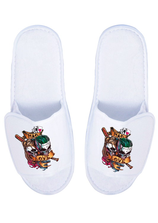 Joker & Harley Mad Love Slippers