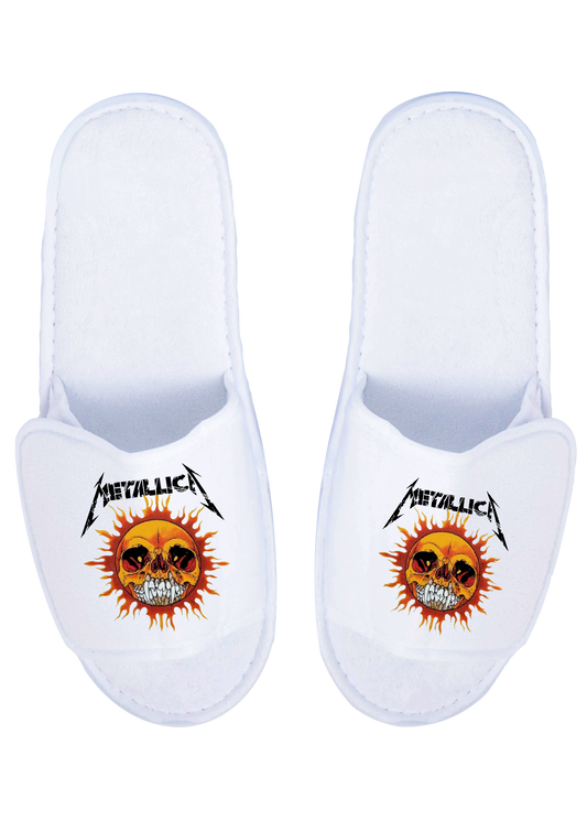 Metallica Skull Sun Slippers