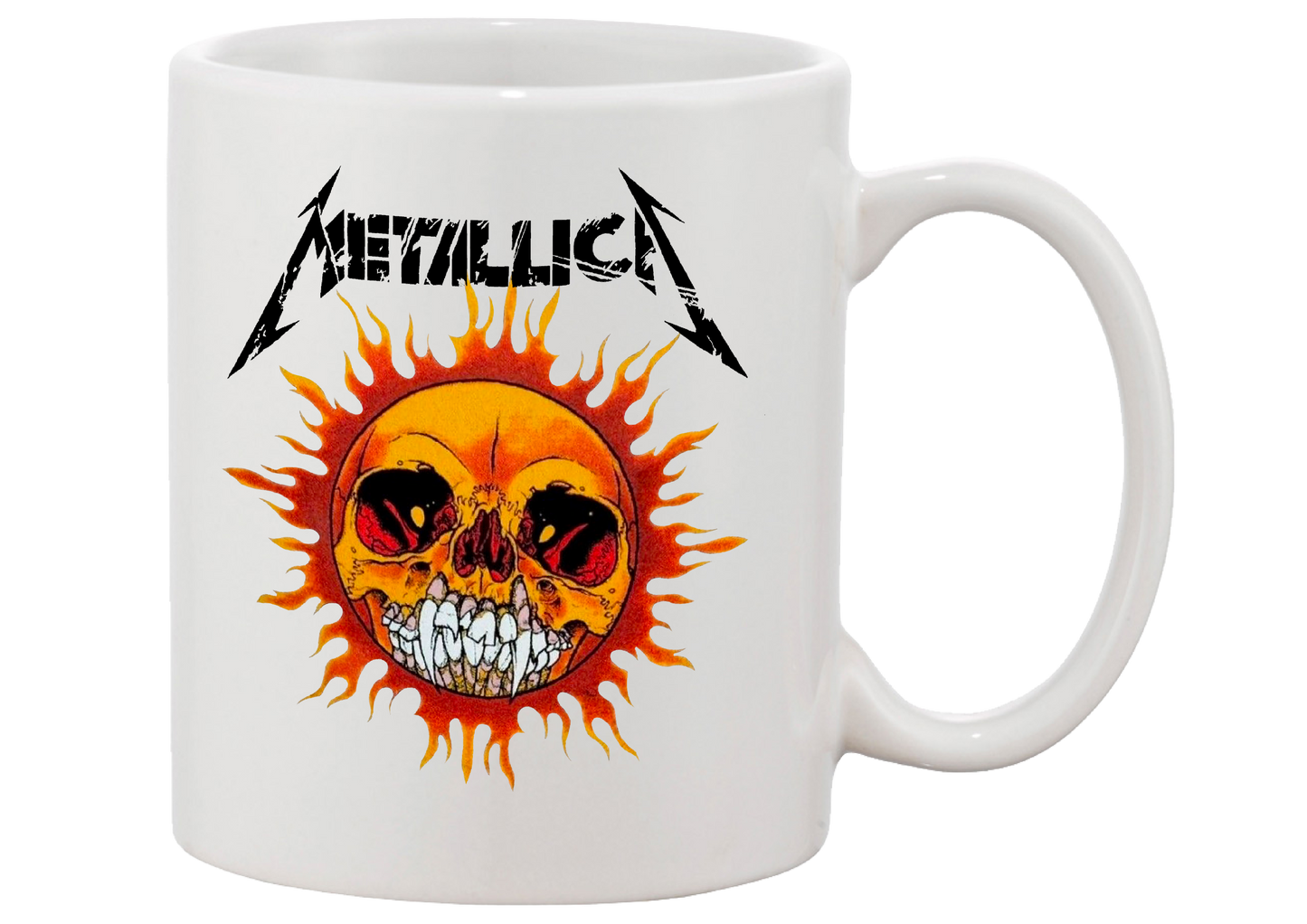 Metallica Skull Sun Mug