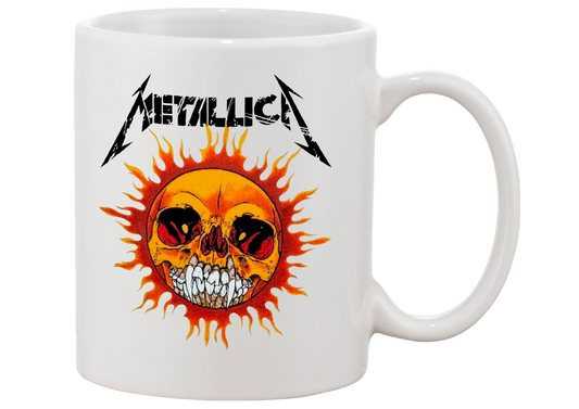 Metallica Skull Sun Mug