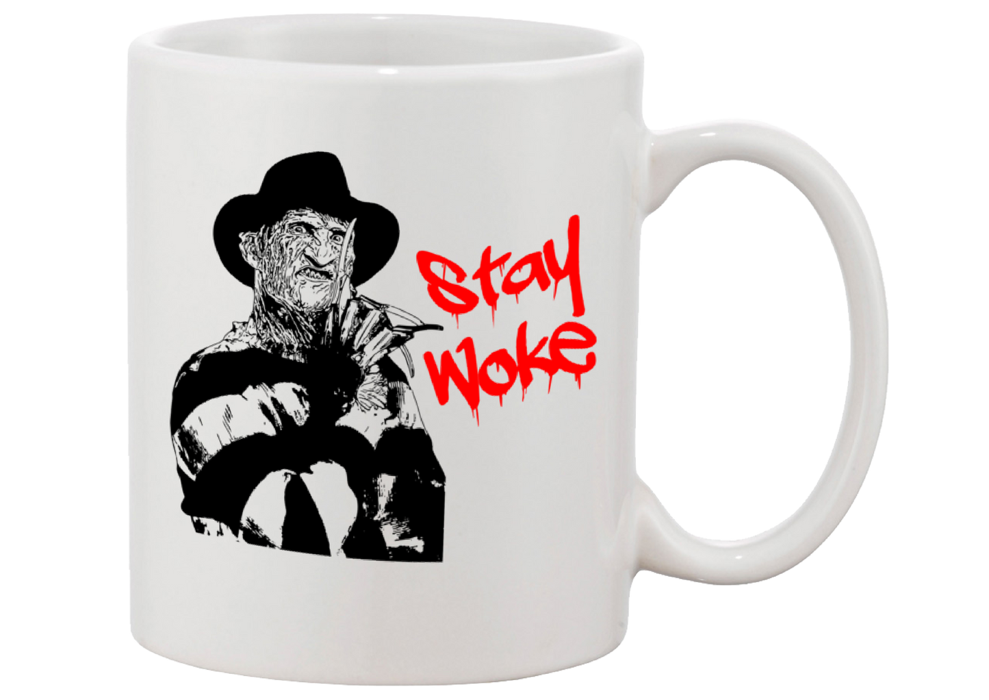 Nightmare on Elm Street Stay Woke Mug