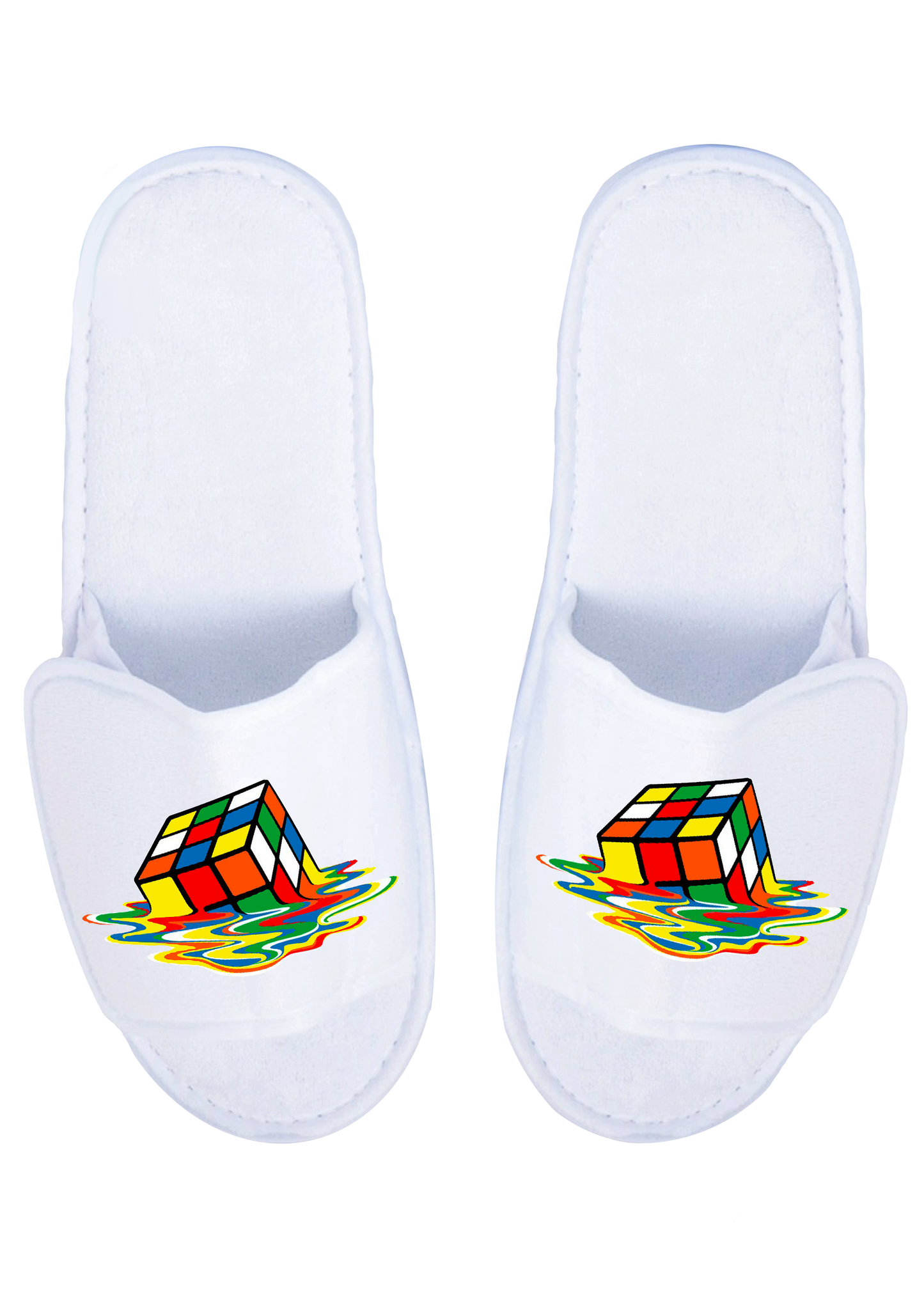 Rubik's Cube Slippers